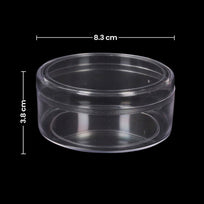 Art.2056 Caja De Plástico Redonda 80X25mm 1pz