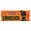 Fantasías Miguel Art.2140 Tablita Frase Halloween 9x25.5cm 1pz Naranja