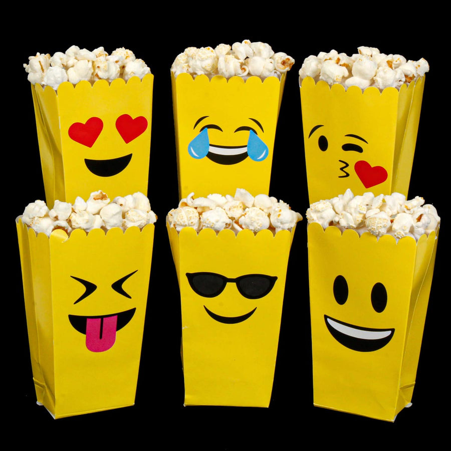 Art.2261 Caja Para Palomitas Emoji 13x7.5x5cm 6pz