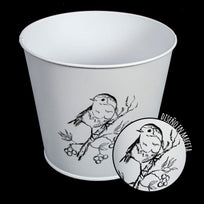Art.2489 Base Metálica Diseño Con Pájaro 16x18.5cm 1pz