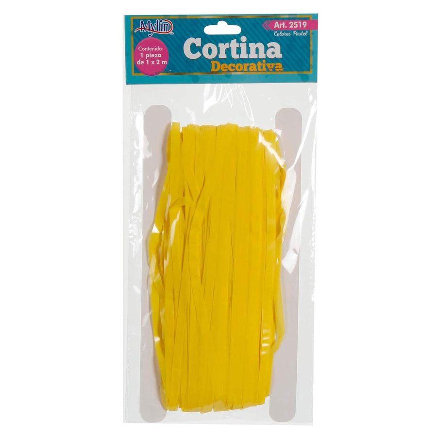 Art.2519 Cortina Colores Pastel 2x1m 1pz
