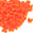 Fantasías Miguel Art.2625 Cuenta Mk Redonda 14x10mm aprox 100pz Naranja Neon
