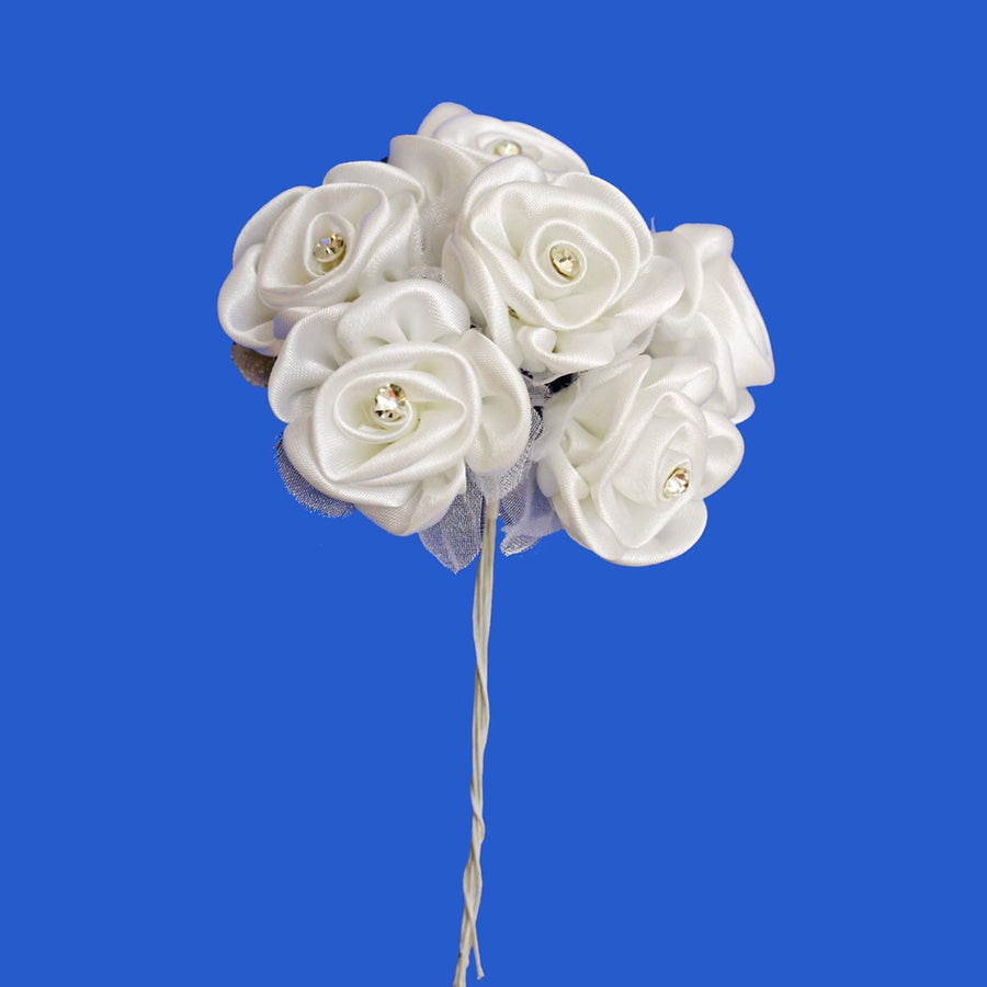 Art.2752 Ramito Flores Con Piedra X6 Flores