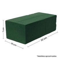 Art.2753 Ladrillo Fom Flor Natural 22x10x7cm 1pz