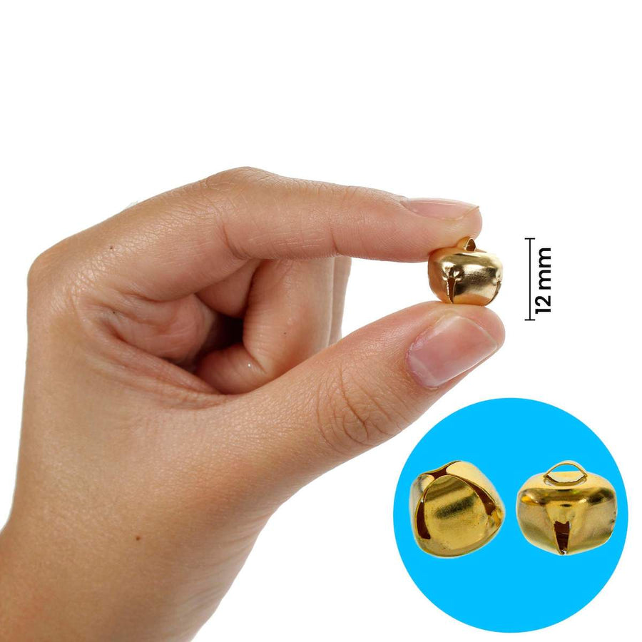 Art.2964 Cascabel Dorado 12mm 50pz