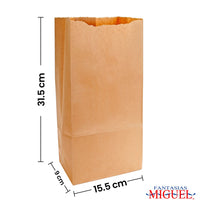 Art.3014 Bolsa Papel Craft 31.5X16x8.5cm 6pz