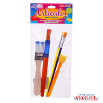 Art.3043 Pinceles Surtidos 5pz