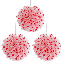 Art.3160 Adorno Flor De Papel Puntos