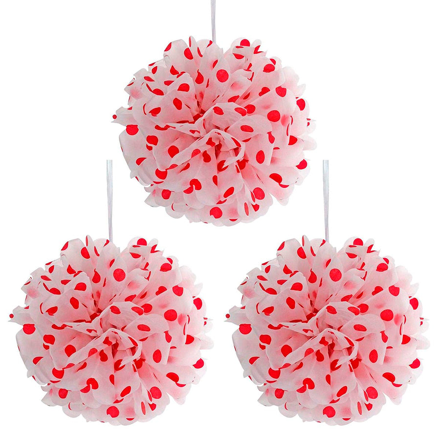 Art.3160 Adorno Flor De Papel Puntos