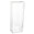Fantasías Miguel Art.3414 Bote De Plástico Rectangular Con Tapa Grande 1.850L 28x12x8cm 1pz Transparente