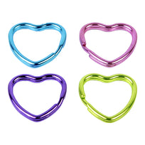 Art.3572 Aro Para Llavero Corazón Color