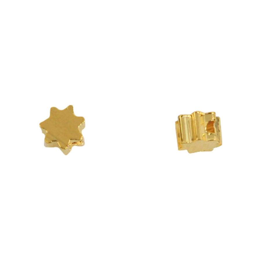 Art.3664 Cuentas De Metal Flor