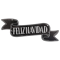 Art.370 Letrero Feliz Navidad 22x50cm 1pz