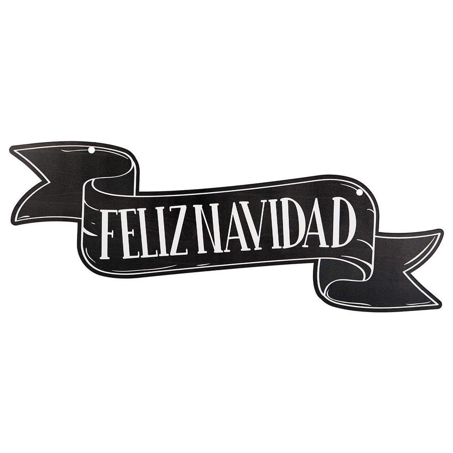 Art.370 Letrero Feliz Navidad 22x50cm 1pz