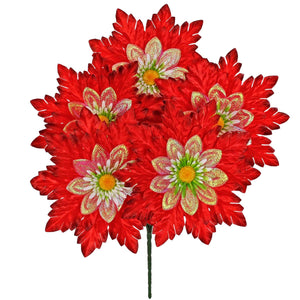 Art.3731 Dalia x5 Flores 30cm 1pz