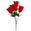 Fantasías Miguel Art.3738 Botón De Rosa x5 Flores 37cm 1pz Rojo