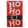 Fantasías Miguel Art.377 Tablita Ho Ho Ho 20x12cm 1pz Rojo