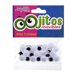 Art.3771 Ojos Movibles 10mm 20pz