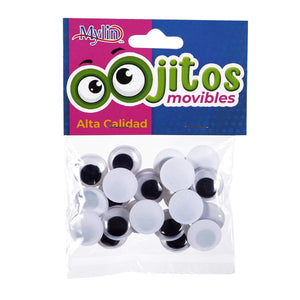 Art.3773 Ojos Movibles 15mm 20pz