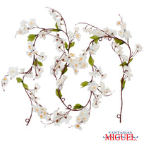 Art.3800 Enredadera Flor Durazno 1.90m 1pz