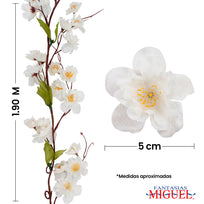 Art.3800 Enredadera Flor Durazno 1.90m 1pz
