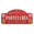 Fantasías Miguel Art.387 Letrero Sra Claus 14x30cm 1pz Rojo