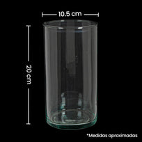 Art.3885 Cilindro De Cristal 20x10.5cm 1pz