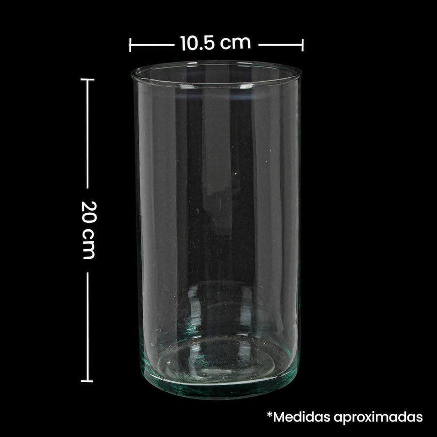 Art.3885 Cilindro De Cristal 20x10.5cm 1pz