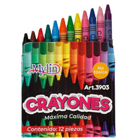 Art.3903 Juego De Crayones 12pz