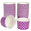 Fantasías Miguel Art.3965 Vaso Impreso Con Puntos   (Aprox 118ml) 5x7cm 24pz Morado