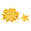 Fantasías Miguel Art.4039 Lentejuela Estrella Láser 80mm 15g (aprox 25pz) Oro Laser