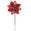 Fantasías Miguel Art.4050 Pick Nochebuena Diamantado/Hoja 17cm 1pz Rojo