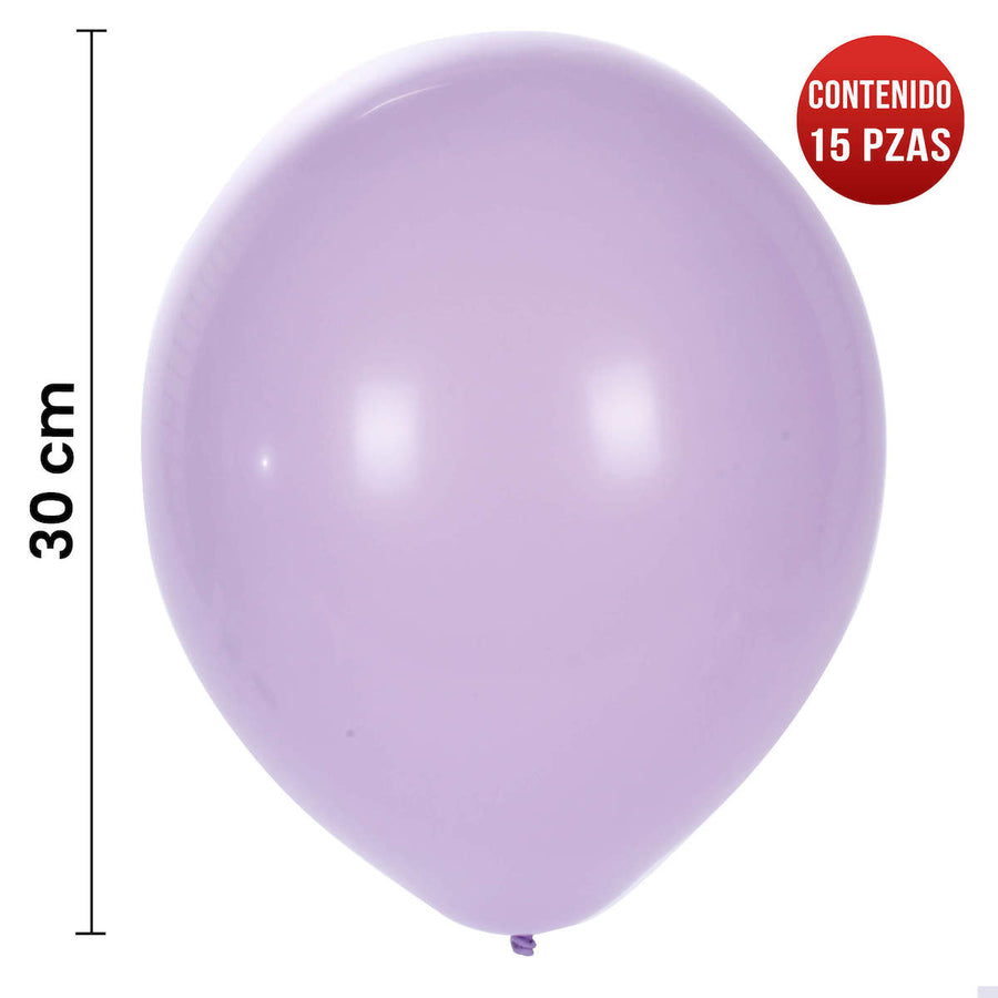 Art.4083 Globos Colores Pastel 30cm 15pz