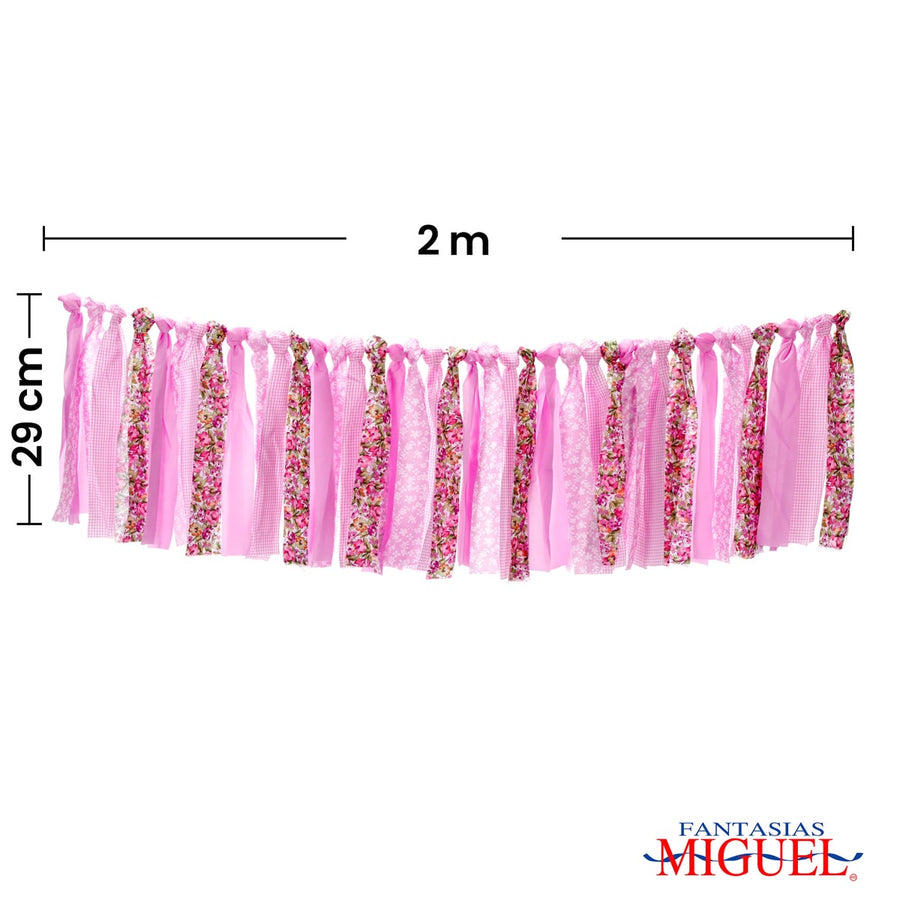 Art.4114 Guía 40 Borlas De Tela 2m 1pz