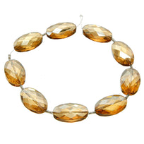 Art.4136 Cristal Facetado Oval
