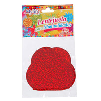Art.4195 Lentejuela Corazón Láser 80mm 15g