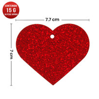 Art.4195 Lentejuela Corazón Láser 80mm 15g