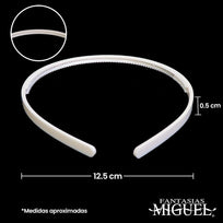Art.4227 Diadema Dentada 13cmx5.8mm 12pz