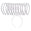 Fantasías Miguel Art.4249 Diadema Dentada 13cmx9mm 12pz Blanco