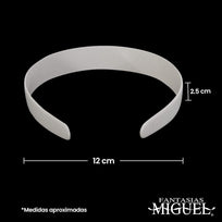 Art.4250 Diadema Sin Dientes 13cmx24.7mm 12pz