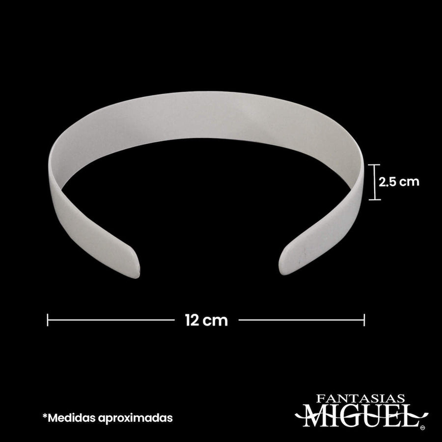 Art.4250 Diadema Sin Dientes 13cmx24.7mm 12pz