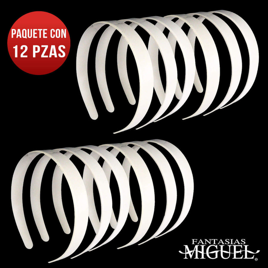 Art.4252 Diadema Sin Dientes 13cmx20mm 12pz
