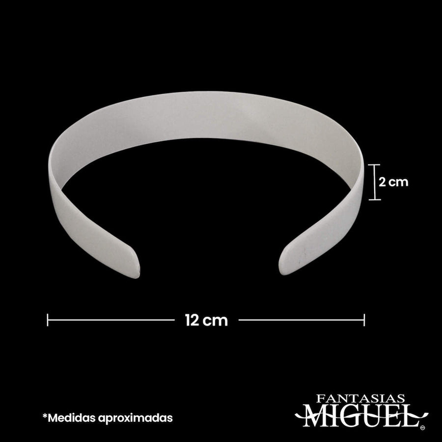 Art.4252 Diadema Sin Dientes 13cmx20mm 12pz