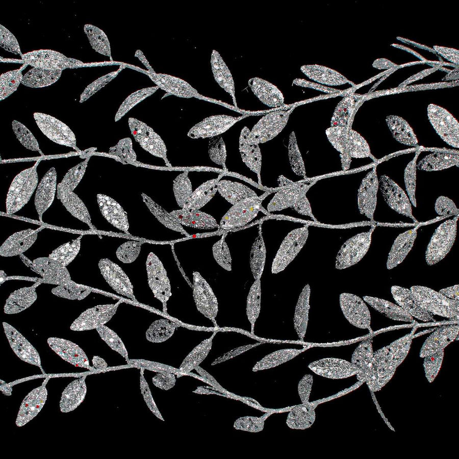 Art.4361 Follaje Colgante Diamantado 95cm 1pz