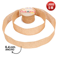 Art.4524 Listón Yute 6.2cm 5m