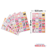 Art.4539 Tablas Despedida De Soltera Para Lotería 19.3x12.5cm 10pz