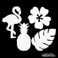 Art.4559 Kit De Unicel Tropical  4pz