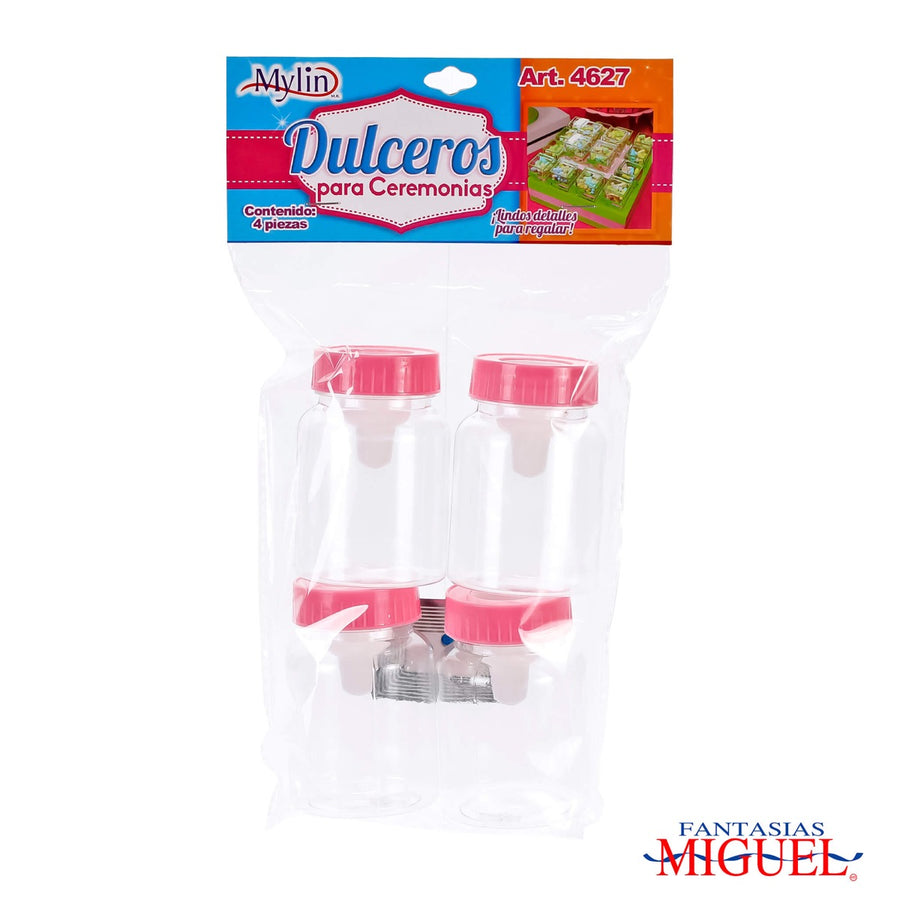 Art.4627 Botella Dulcero 9x4cm 4pz