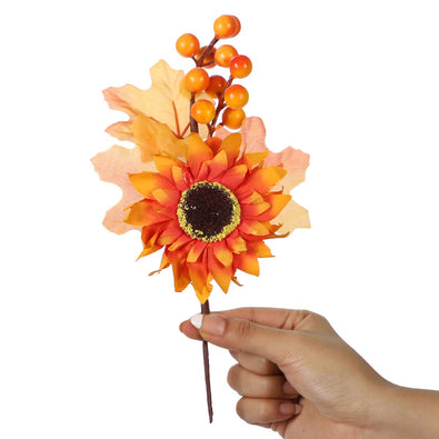 Fantasías Miguel Art.4750 Pick Otoñal Girasol Con Cerezas 28cm 1pz