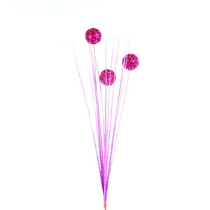 Art.4951 Vara Follaje Con Esferas X3